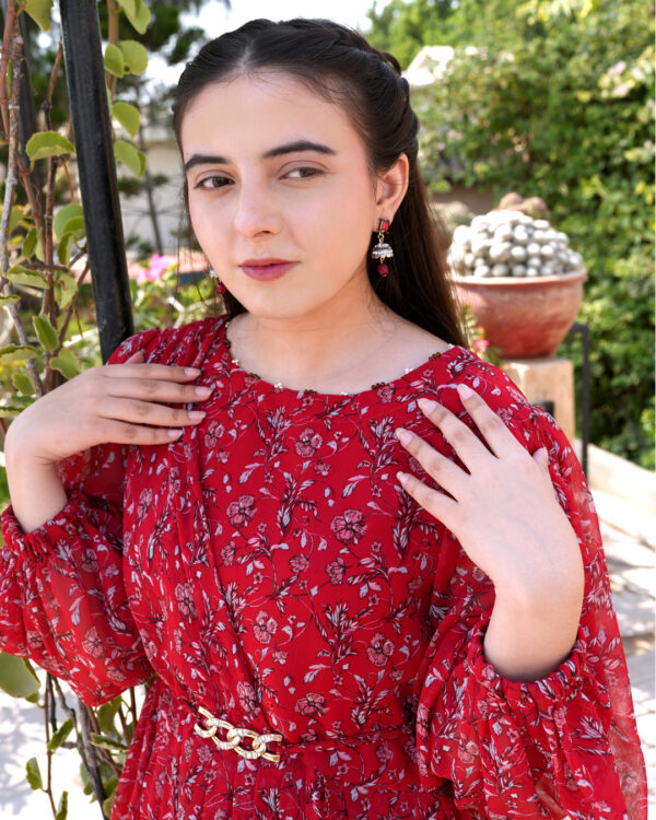 Wrap Floral Maxi - Image 5