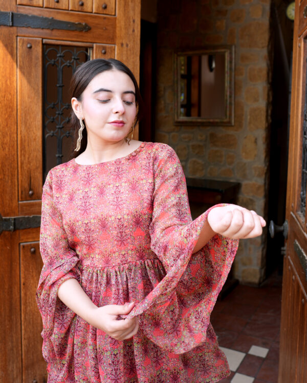 Dandelion Floral Gharara Set - Image 6