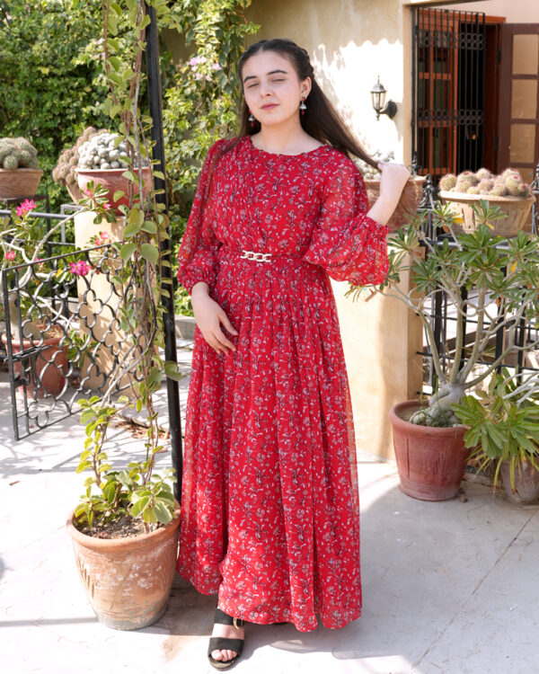 Wrap Floral Maxi - Image 6