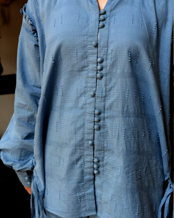 Button-up Blue Co-Ord Set - Image 7