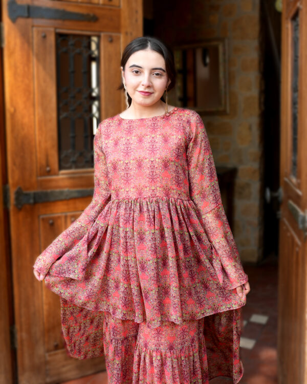 Dandelion Floral Gharara Set - Image 7