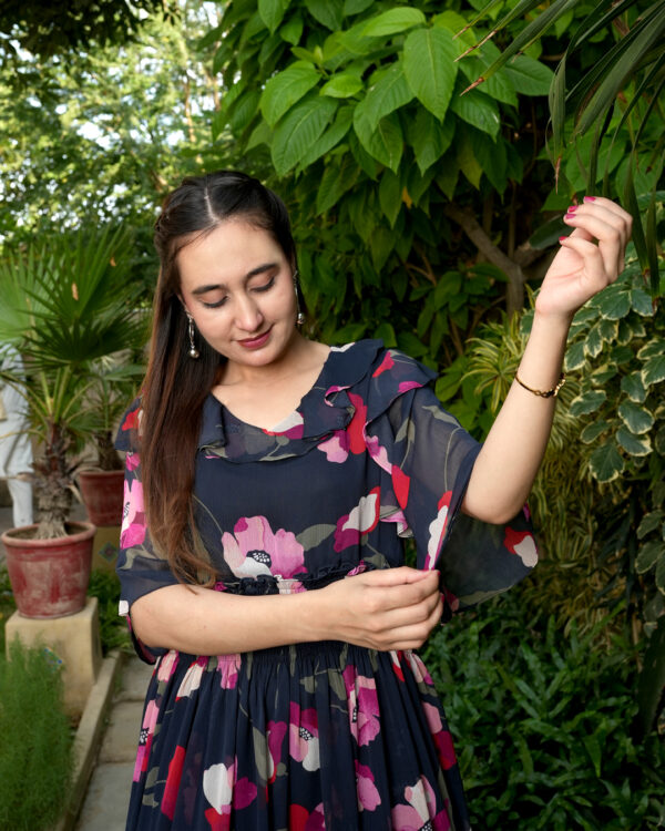 China Rose Floral Maxi - Image 2