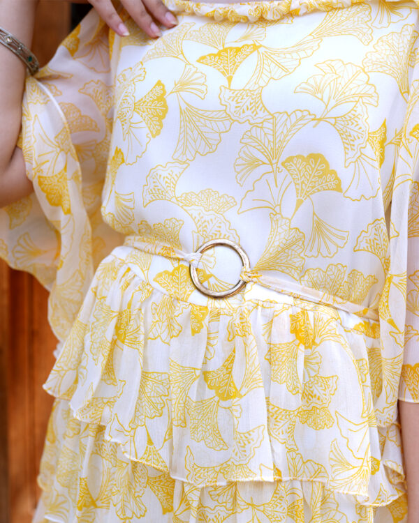 Hazy Floral Boho Dress - Image 3