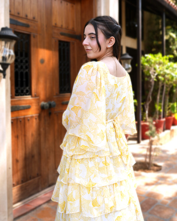 Hazy Floral Boho Dress - Image 2
