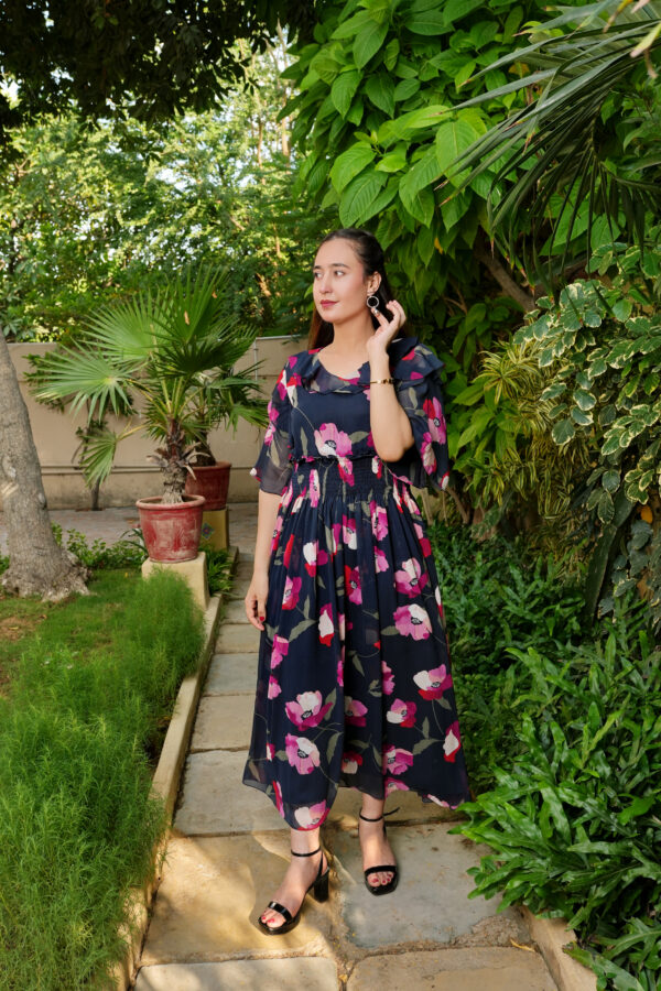China Rose Floral Maxi - Image 6